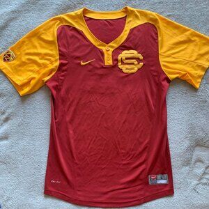 Nike Dri-Fit USC Trojans Player-Issued Batting Practice Jersey. Large.